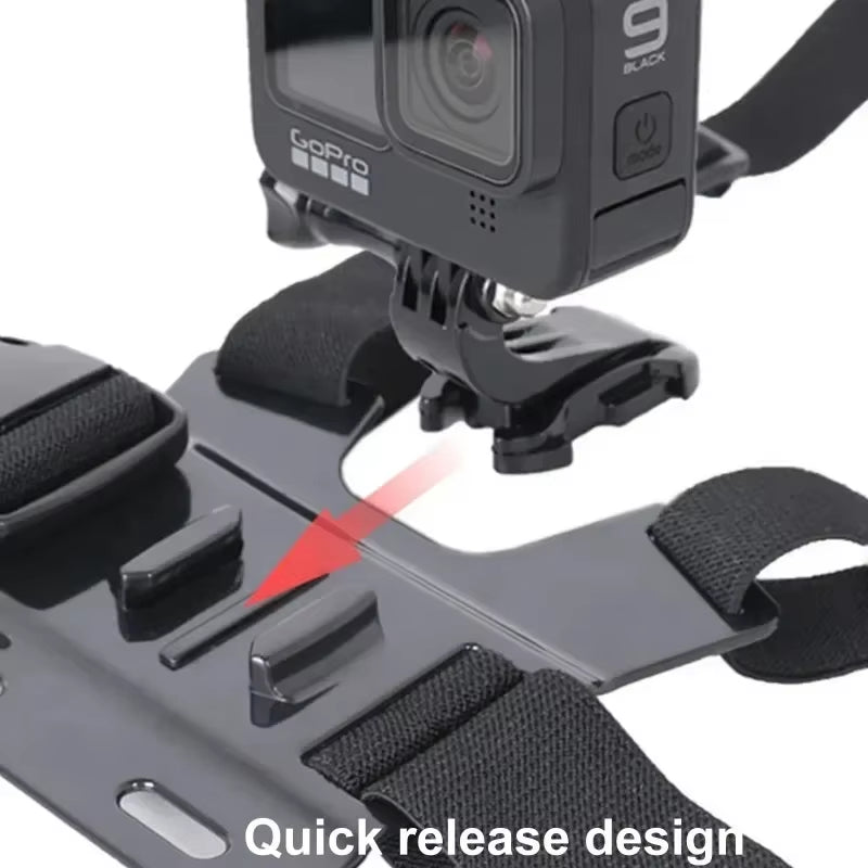 5-in-1 Mobile Phone Chest Strap Mount - Ultimate Live Streaming & Recording Accessory