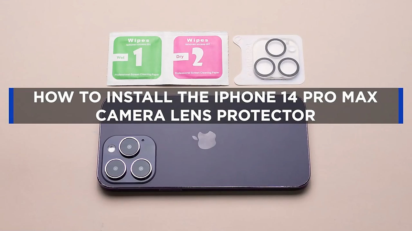 Ultimate Tempered Glass Camera Lens Protector for iPhone 16, 15, 14, 13, 12, 11 Pro Max & Mini