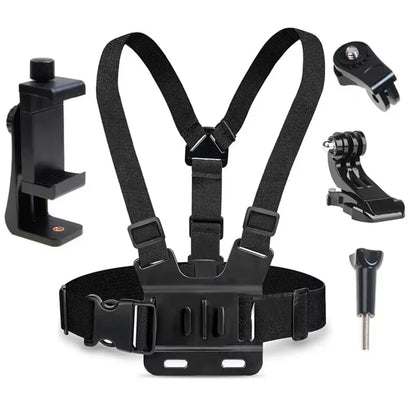 5-in-1 Mobile Phone Chest Strap Mount - Ultimate Live Streaming & Recording Accessory