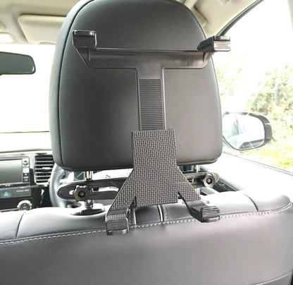 Universal Car Back Seat Headrest Holder Mount for iPad and Tablets - Compatible with Samsung and More